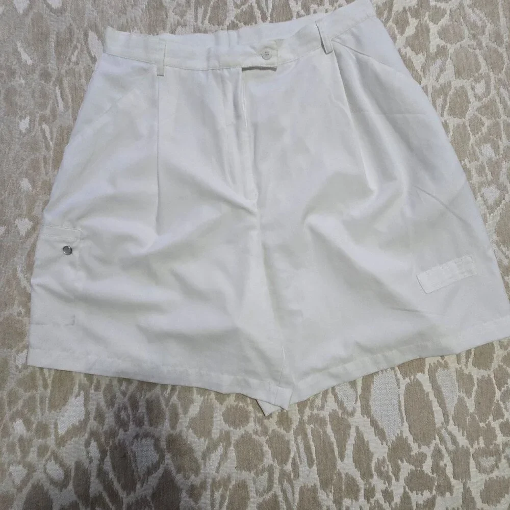 Lot Of 2 Charter Club Womens Golf Shorts Size 14 Blue & White - Picture 4 of 16